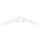Ekena Millwork Pitch Vienna Architectural Grade PVC Gable Pediment, 72"W x 15"H x 1"P (5/12) GPP072X015X100VIE - alternate 4